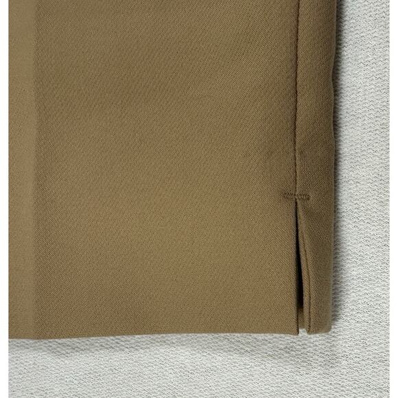 NWT $99 Talbots SZ 10 Tan Beige Slacks Petite Pants Flat Front Hampshire Ankle - Picture 7 of 8